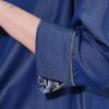 Μπλούζα lyocell σε γραμμή Α και denim όψη