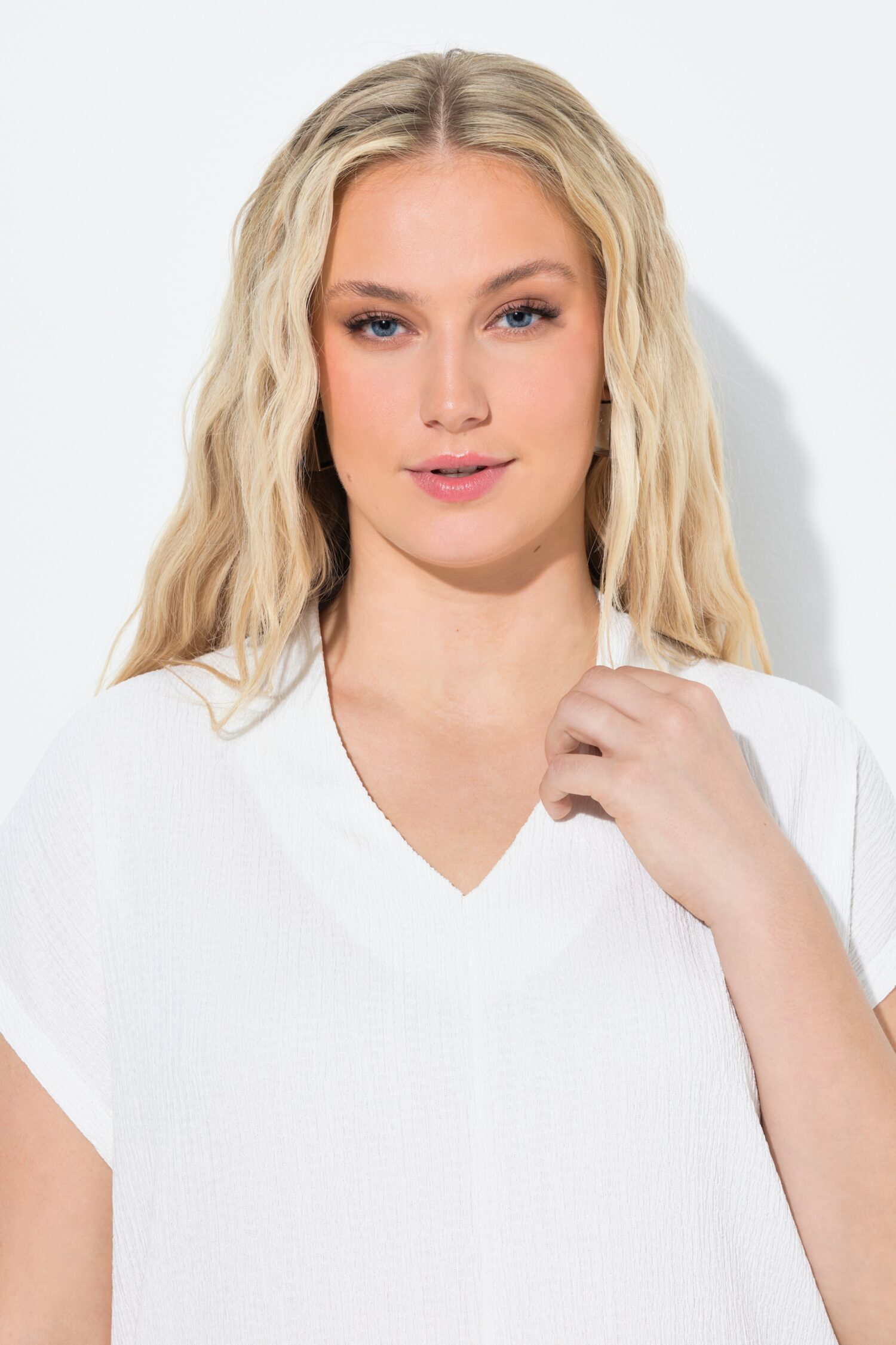 Μπλούζα oversized με ανάγλυφη υφή