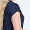 Μπλούζα oversized με ανάγλυφη υφή