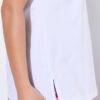 Μπλούζα oversized με κοντά μανίκια και κέντημα στην πλάτη