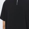 Μπλούζα oversized με κοντά μανίκια και στρογγυλεμένο τελείωμα