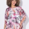 Μπλούζα oversized με layers κι αδιαφανές τοπ εσωτερικά