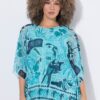 Μπλούζα oversized με layers κι αδιαφανές τοπ εσωτερικά