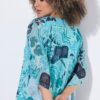 Μπλούζα oversized με layers κι αδιαφανές τοπ εσωτερικά