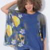 Μπλούζα oversized με layers κι αδιαφανές τοπ εσωτερικά
