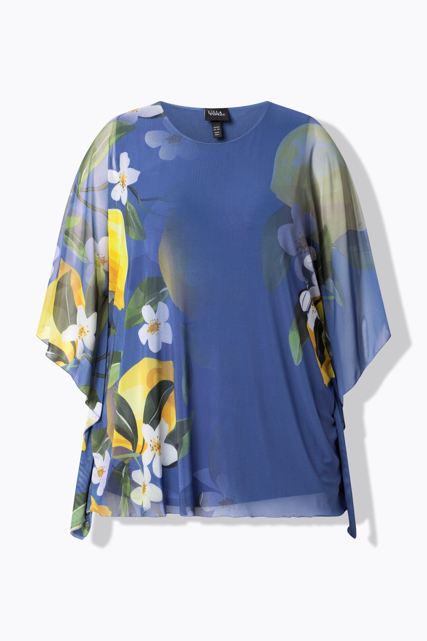 Μπλούζα oversized με layers κι αδιαφανές τοπ εσωτερικά