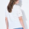 Μπλούζα oversized με μεταλλικές καρδιές