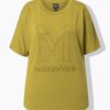 Μπλούζα oversized με στρας και στρογγυλή λαιμόκοψη