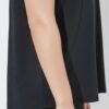 Μπλούζα oversized με στρογγυλεμένο τελείωμα