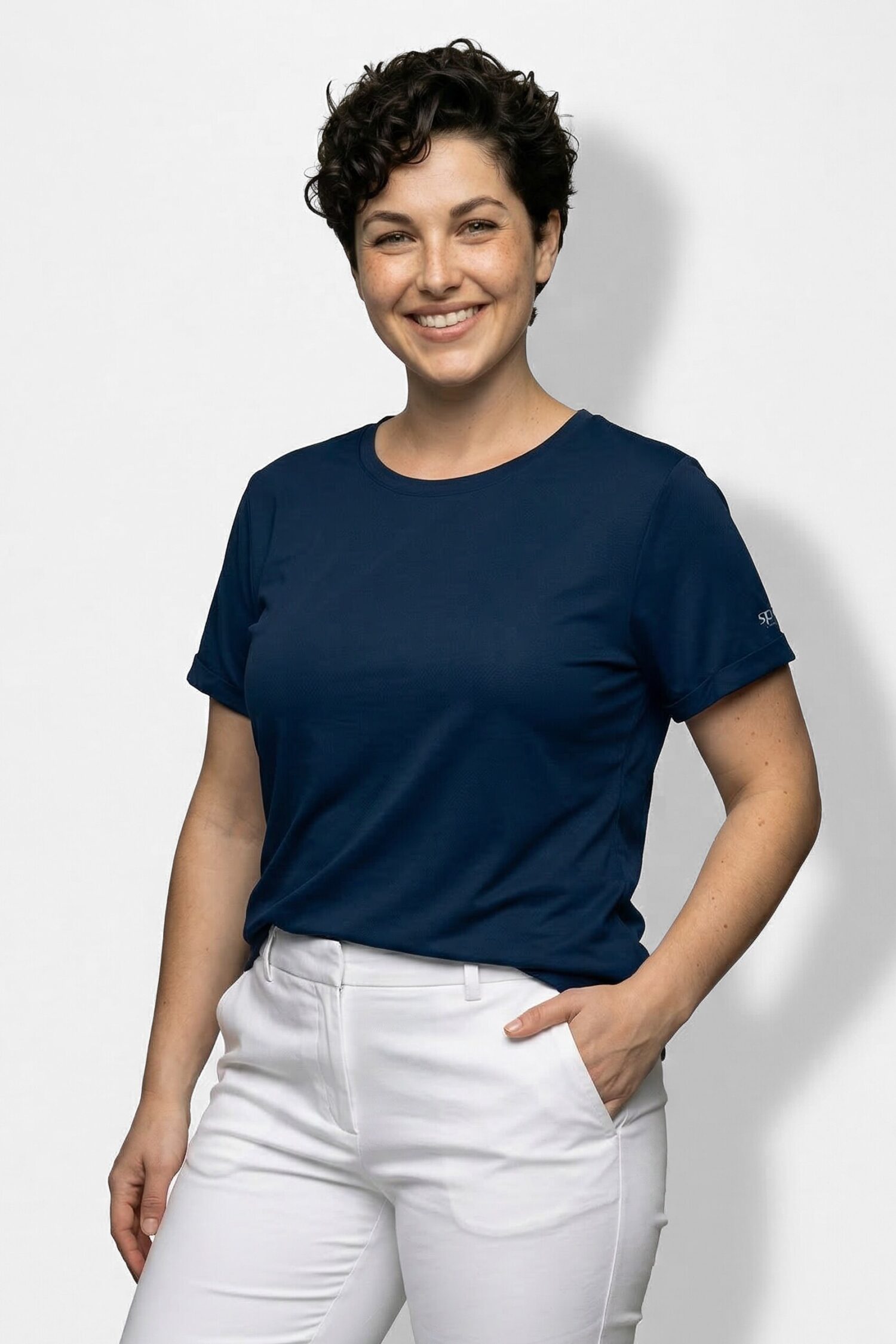 Μπλούζα oversized με στρογγυλεμένο τελείωμα