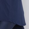 Μπλούζα oversized με στρογγυλεμένο τελείωμα
