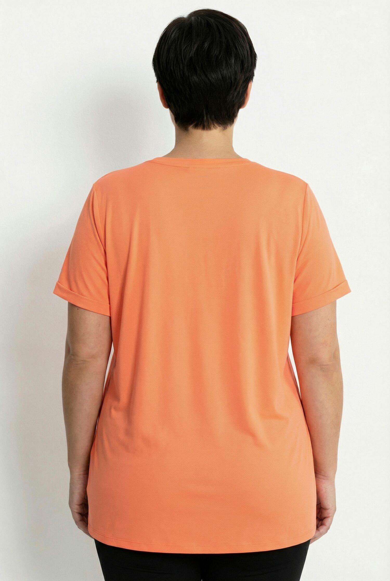 Μπλούζα oversized με στρογγυλεμένο τελείωμα