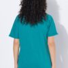 Μπλούζα oversized με τύπωμα και πλαϊνά σκισίματα