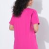 Μπλούζα oversized με τύπωμα και πλαϊνά σκισίματα