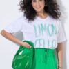 Μπλούζα oversized με τύπωμα Limoncello