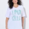 Μπλούζα oversized με τύπωμα Limoncello
