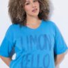 Μπλούζα oversized με τύπωμα Limoncello