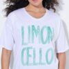 Μπλούζα oversized με τύπωμα Limoncello