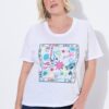 Μπλούζα oversized με τύπωμα μπροστά