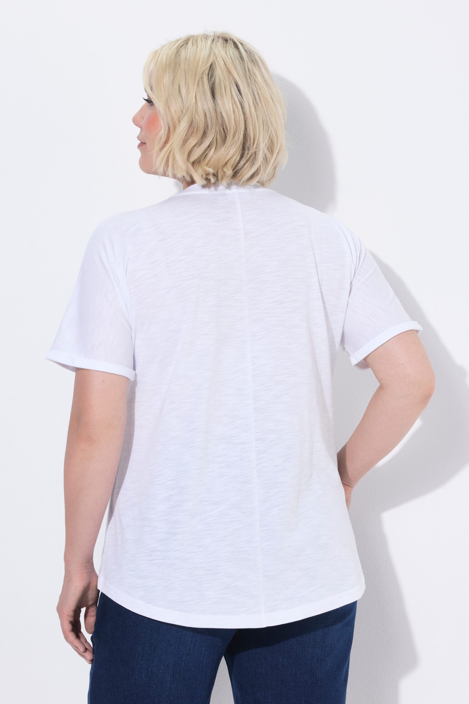 Μπλούζα oversized με τύπωμα μπροστά