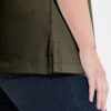Μπλούζα πόλο basic σε ίσια γραμμή με γιακά
