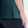 Μπλούζα πόλο basic σε ίσια γραμμή με γιακά