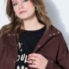 Μπουφάν oversized σε boxy fit με τσέπες