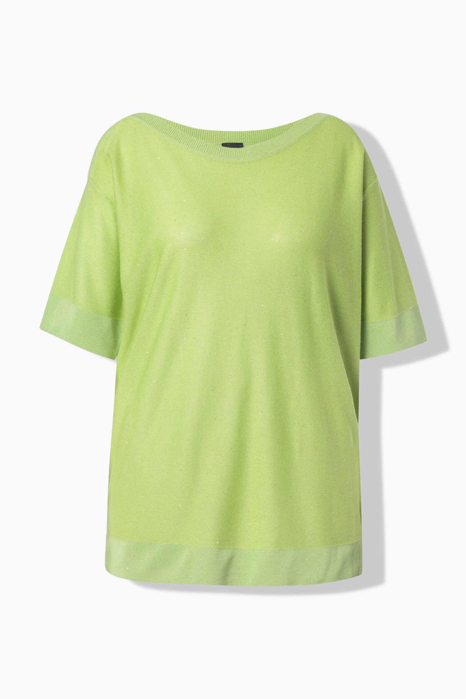 Πουλόβερ oversized από απαλή, λεπτή πλέξη με διακριτικά στρας