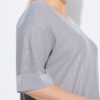 Πουλόβερ oversized από απαλή, λεπτή πλέξη με διακριτικά στρας