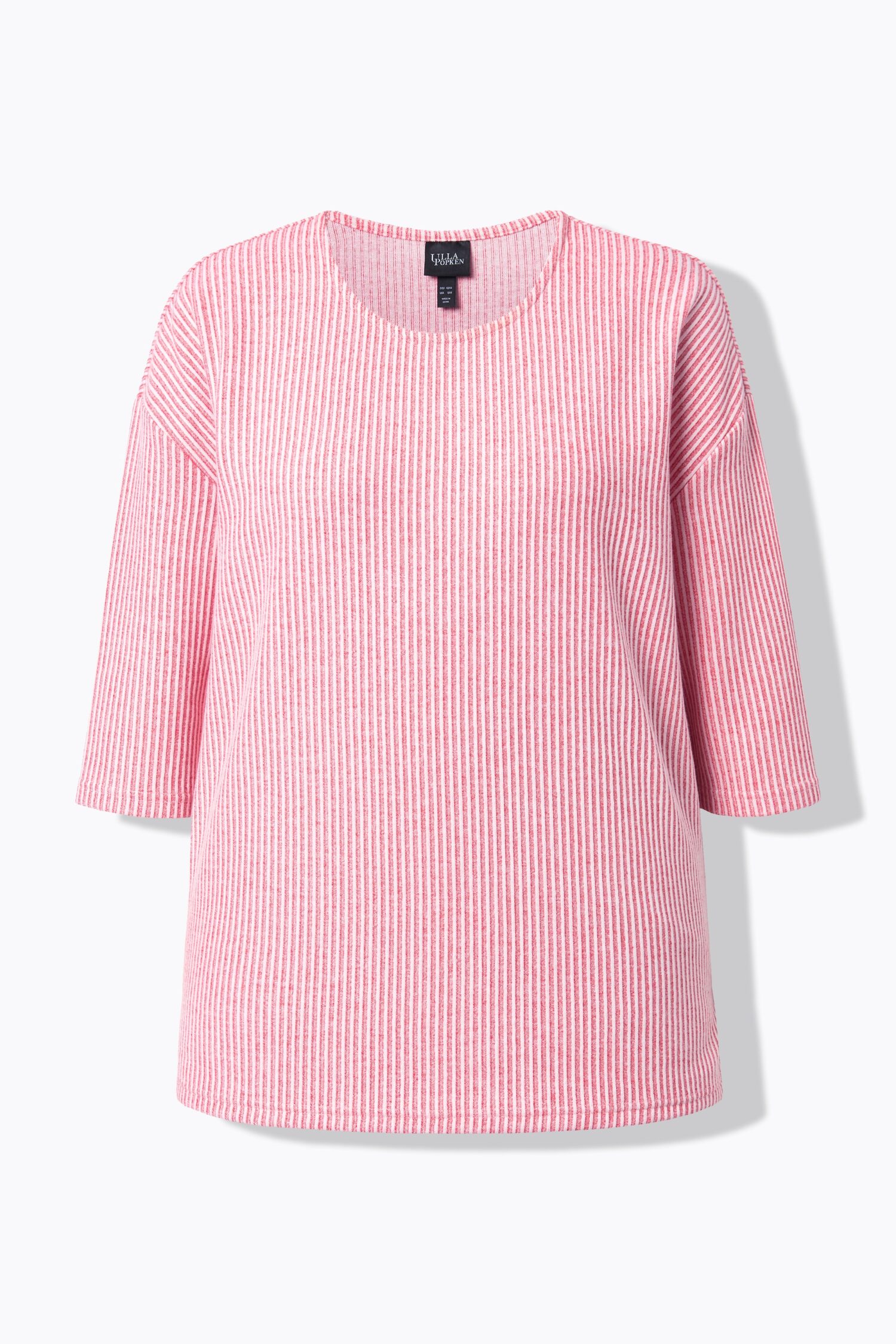 Πουλόβερ oversized, από λεπτής πλέξης ύφασμα με ριμπ υφή