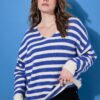 Πουλόβερ σε boxy fit με λαιμόκοψη V