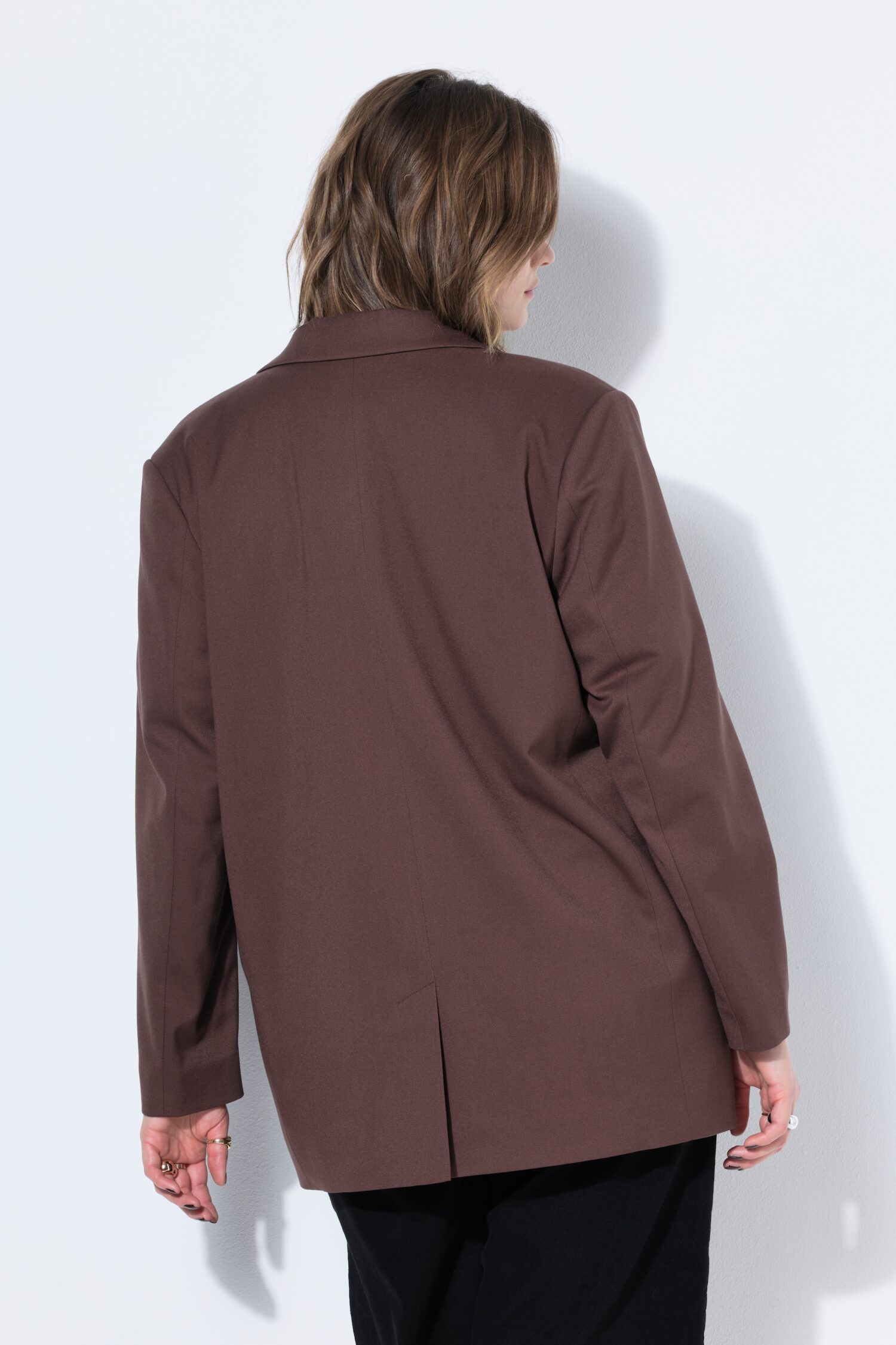 Σακάκι oversized με λεοπάρ επένδυση
