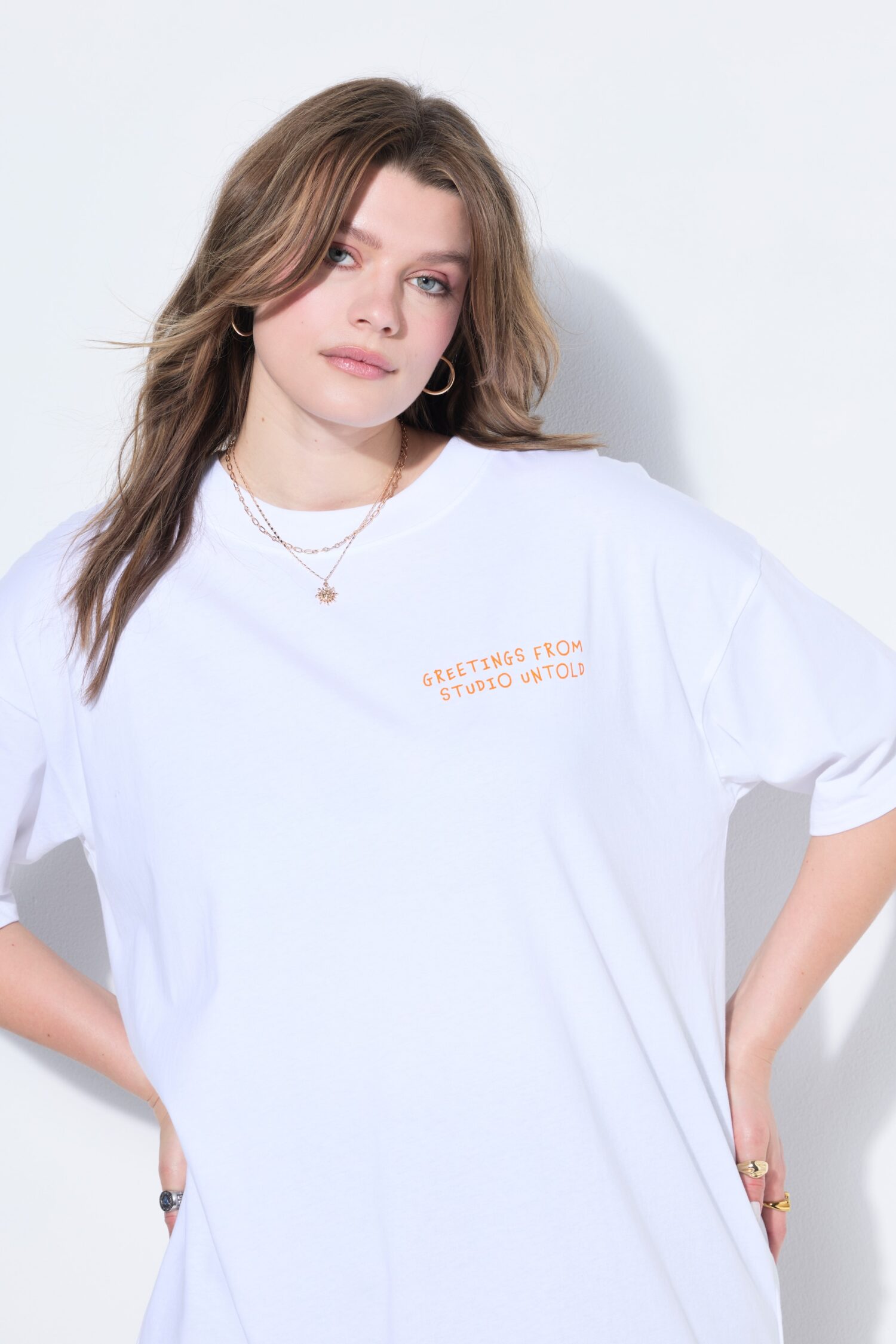 T-shirt oversized με τύπωμα Ocean's calling