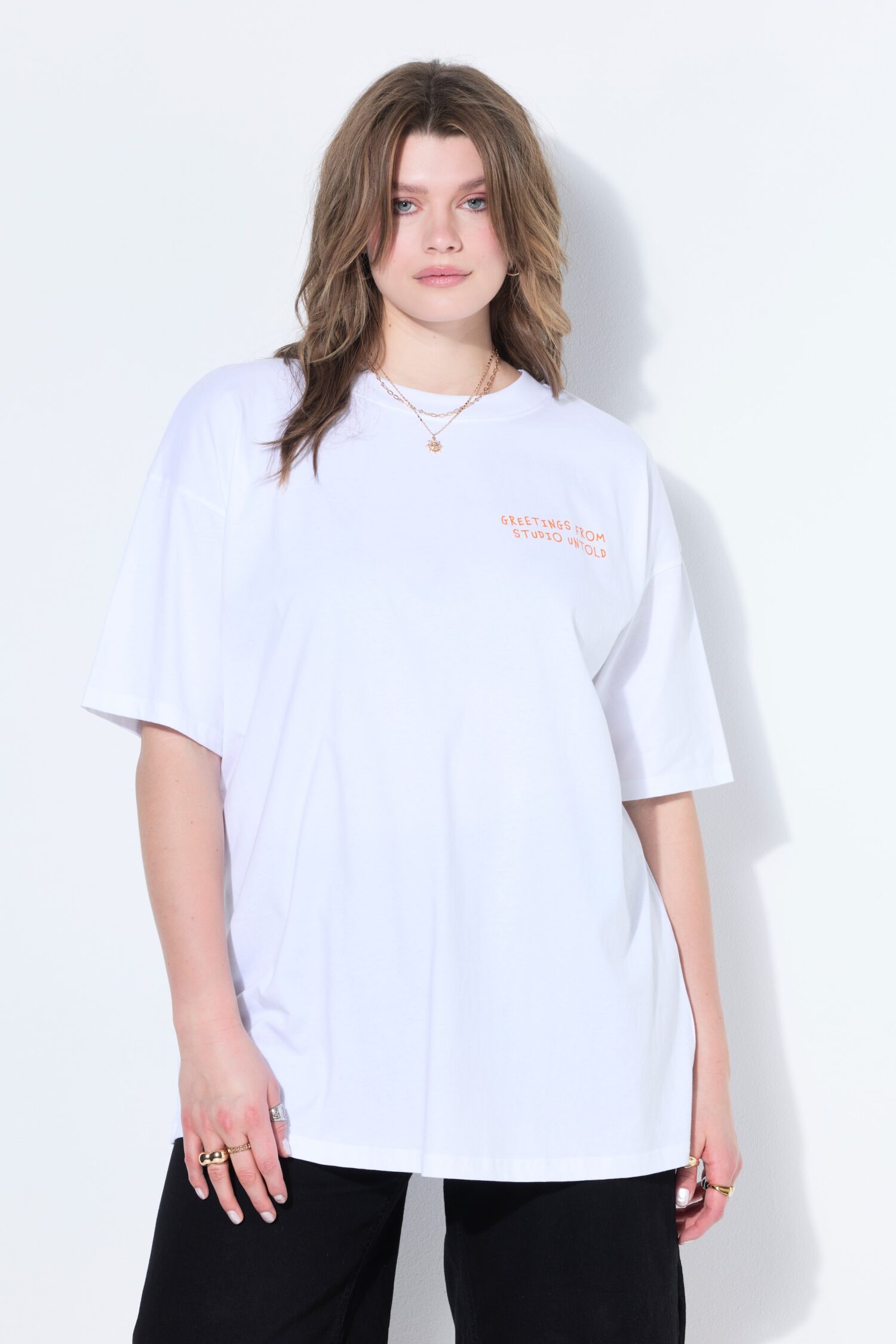 T-shirt oversized με τύπωμα Ocean's calling