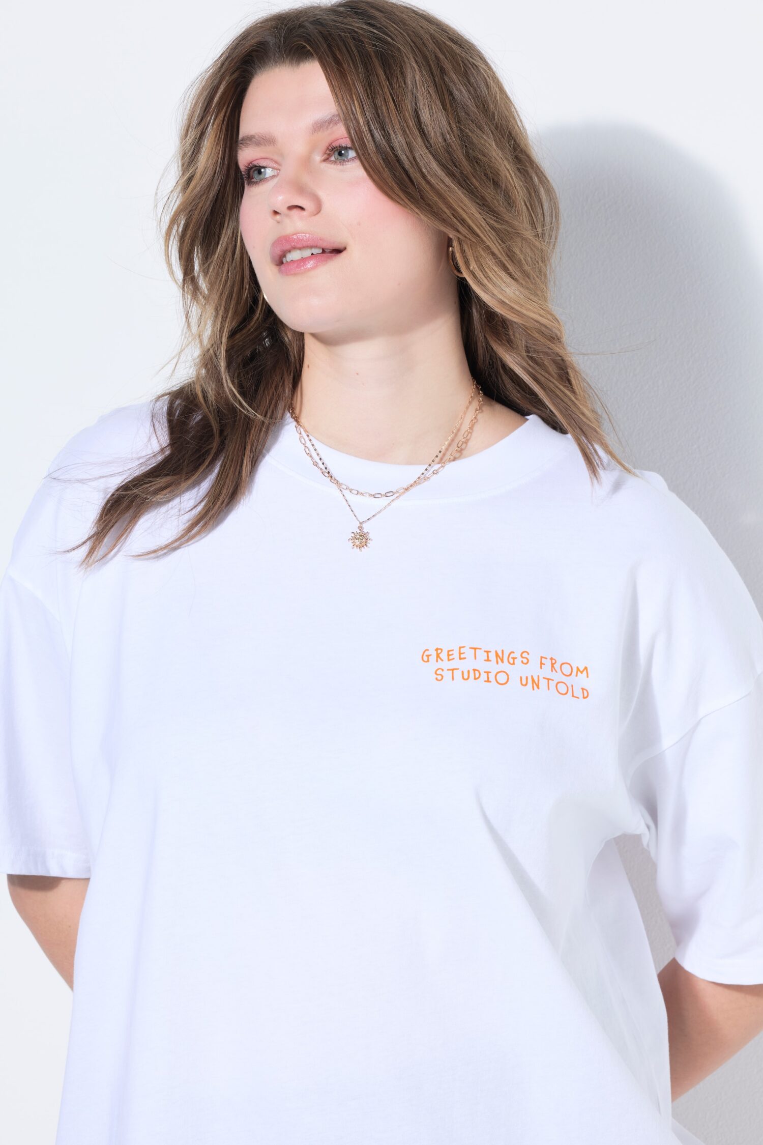 T-shirt oversized με τύπωμα Ocean's calling