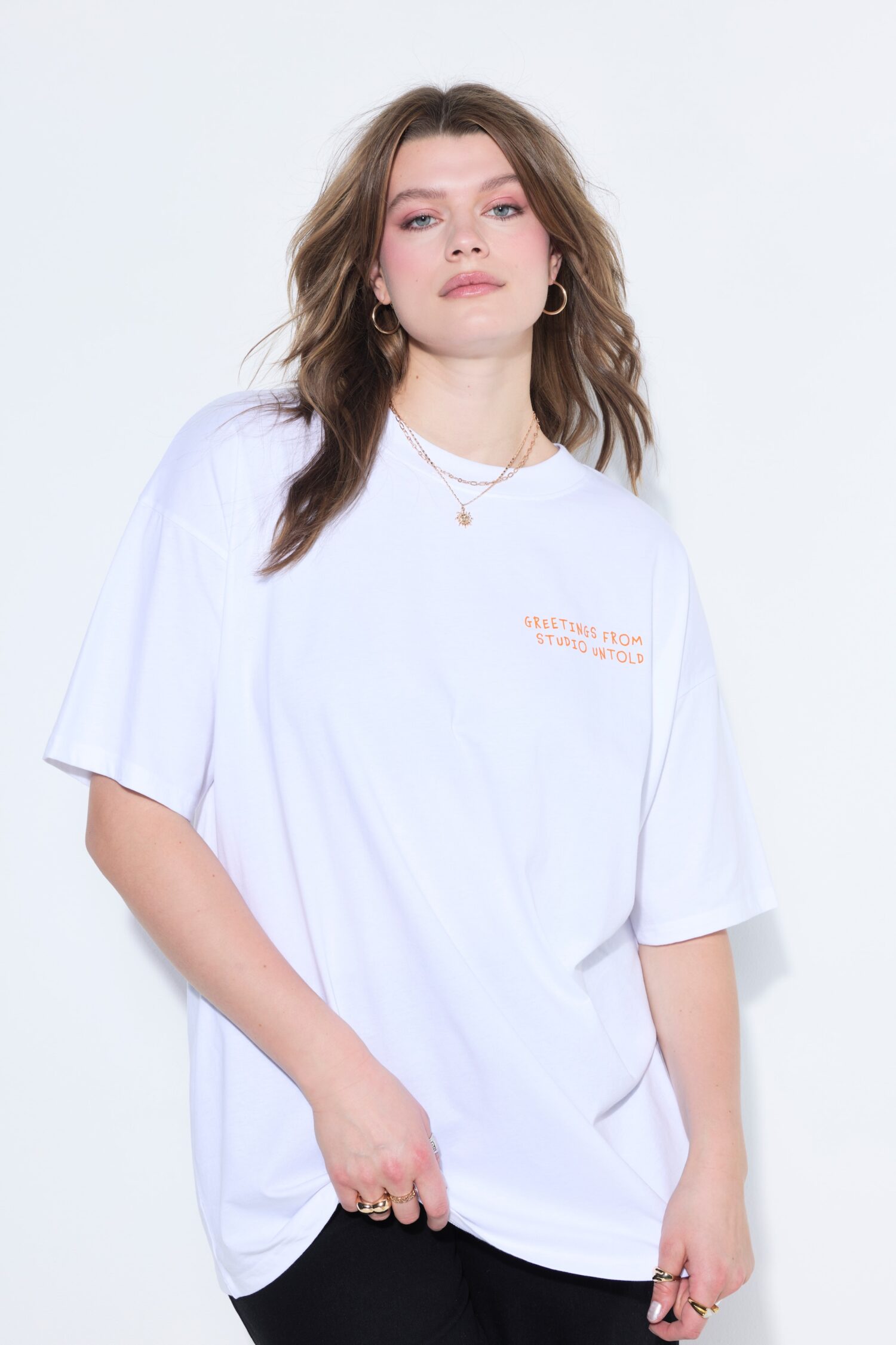T-shirt oversized με τύπωμα Ocean's calling