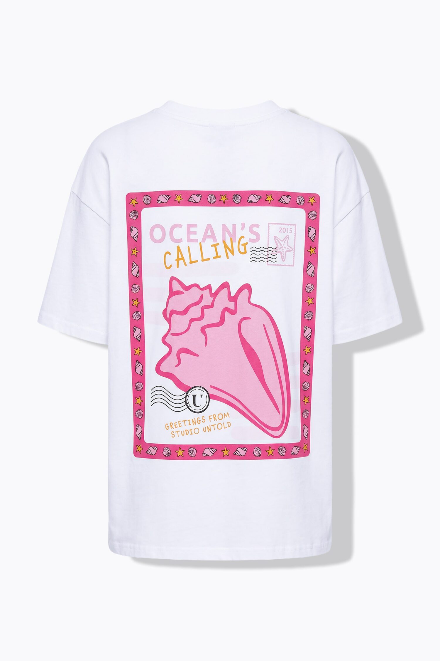 T-shirt oversized με τύπωμα Ocean's calling