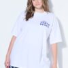 T-shirt oversized με τύπωμα PORTO BEACH