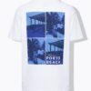T-shirt oversized με τύπωμα PORTO BEACH