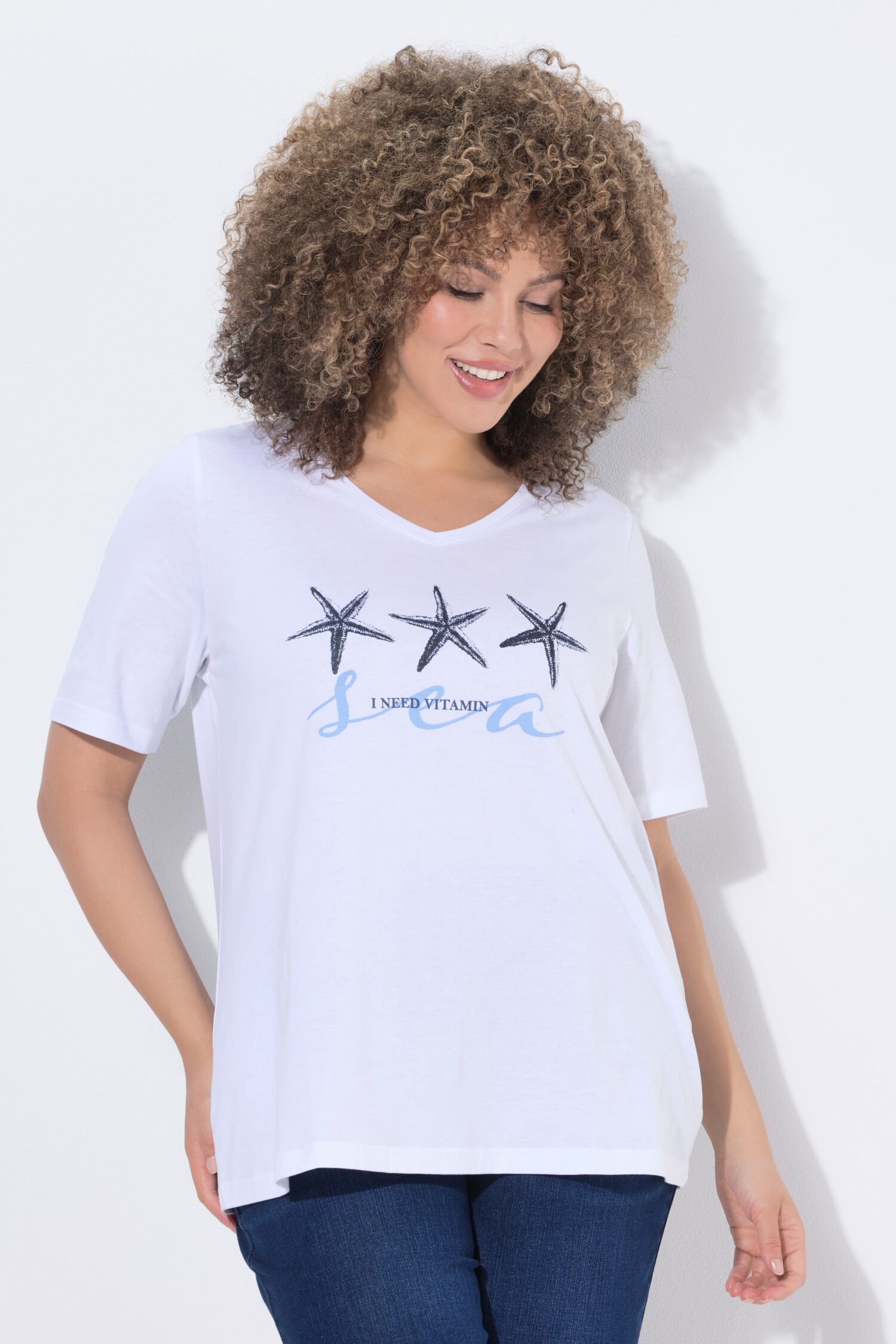 T-shirt σε κανονική εφαρμογή με τύπωμα