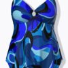 Τανκίνι σετ με wavy print