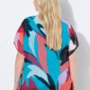 Τουνίκ oversized με layers και κοντά μανίκια
