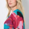 Τουνίκ oversized με layers και κοντά μανίκια