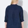 Τουνίκ oversized με όρθιο γιακά και μανίκια 3/4