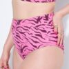 Μπικίνι σλιπ ψηλόμεσο με animal print