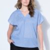Μπλούζα oversized με γυαλιστερή λάμψη