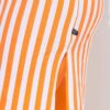 Μπλούζα ριγέ oversized με στρογγυλή λαιμόκοψη και τύπωμα