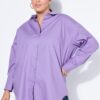 Πουκάμισο oversized με κουμπιά στην πλάτη και μακριά μανίκια