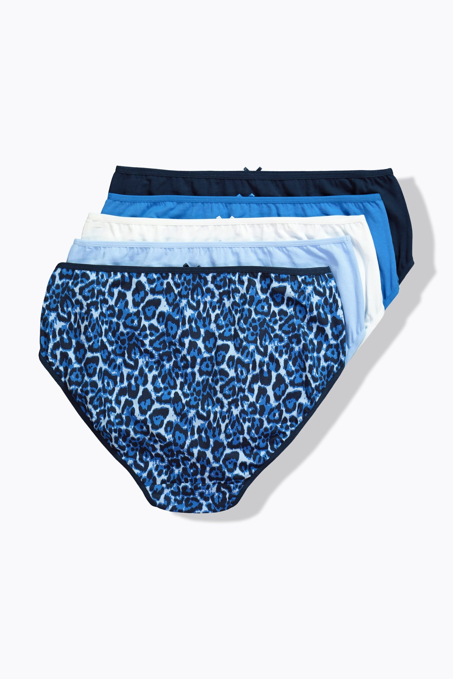Σλιπ μίντι σε συσκευασία 5 τεμαχίων, animal print/μονόχρωμα