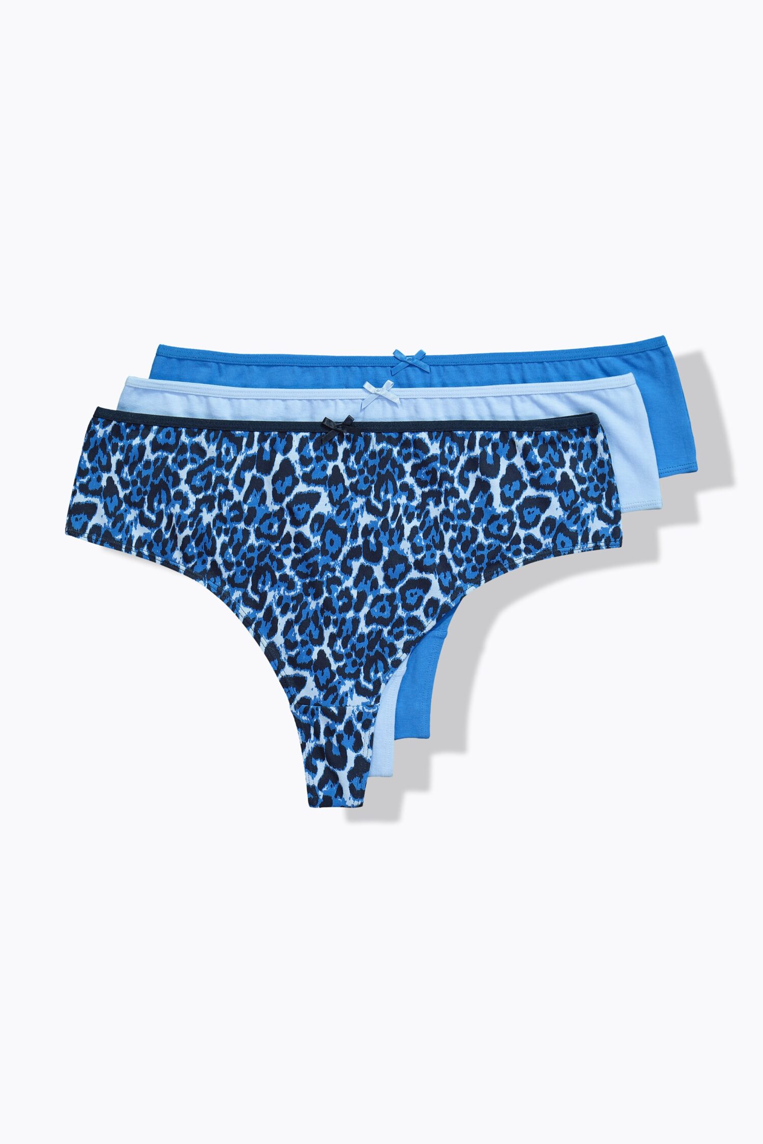 Στρινγκ σε συσκευασία των 3 τεμαχίων, animal print/μονόχρωμα